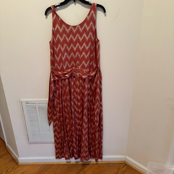 Soft Surroundings Alessandra Chevron maxi dress size medium - Picture 4 of 6